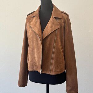 NWOT LC Lauren Conrad Soft Brown Zipper Jacket size S Bundle and save 30% off